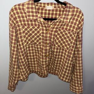 Cropped flannel